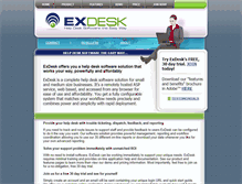 Tablet Screenshot of exdesk.com